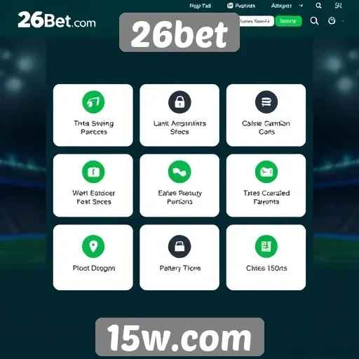 Recursos e funcionalidades do site 26bet